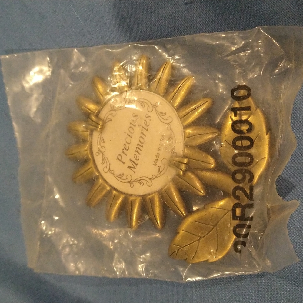 Vintage Sunflower Precious Memories Picture Frame